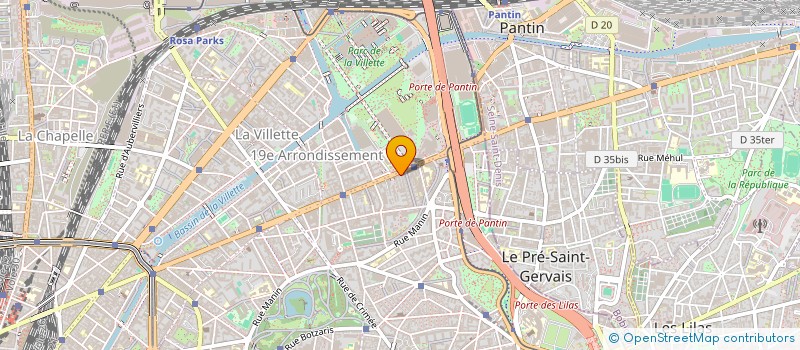 localisation de l'entreprise SHANGDAO SARL  PARIS