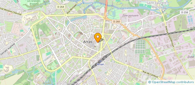 localisation de l'entreprise SHANGHAI à ARRAS