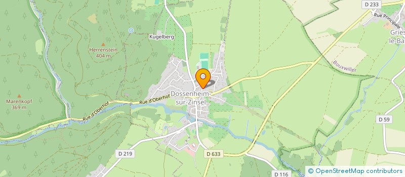 localisation de l'entreprise SHANGO  DOSSENHEIM-SUR-ZINSEL