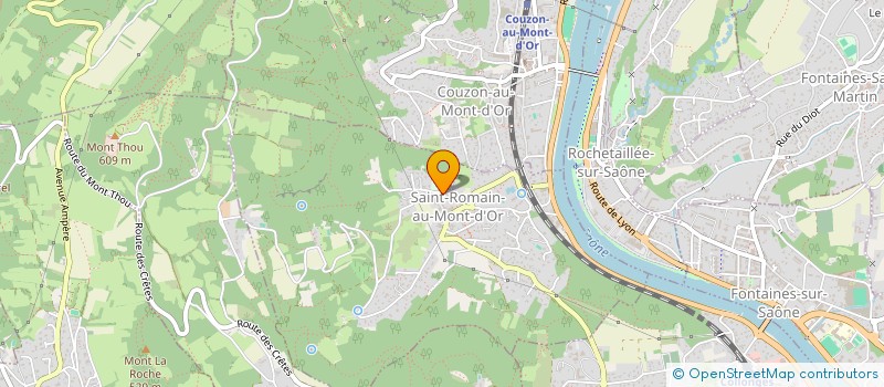 localisation de l'entreprise SHANGRI LA  SAINT-ROMAIN-AU-MONT-D'OR