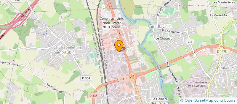 localisation de l'entreprise SHANI à LE MANS