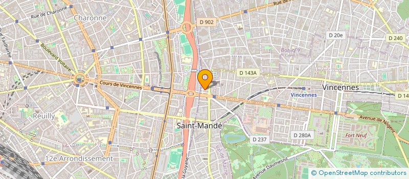 localisation de l'entreprise SHANNA AMBULANCES  SAINT-MANDE