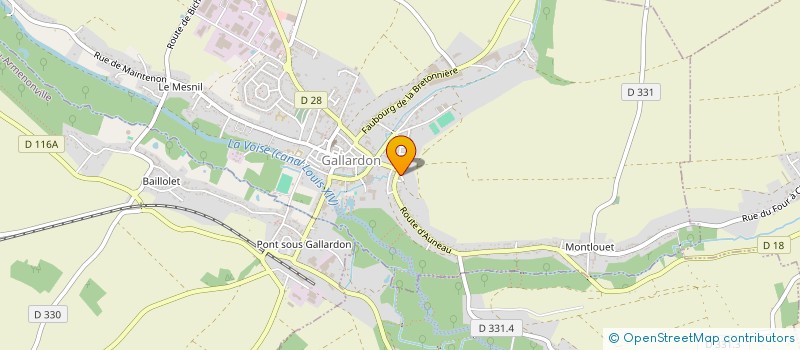 localisation de l'entreprise SHANNAVET à GALLARDON