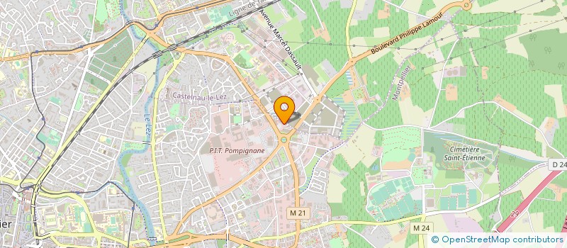 localisation de l'entreprise SHANOLINE à MONTPELLIER