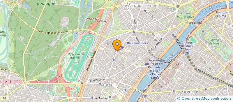 localisation de l'entreprise SHANS à PARIS