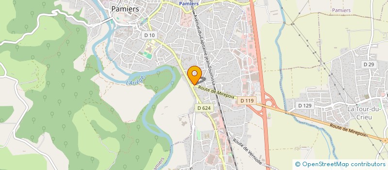 localisation de l'entreprise SHANTALA  PAMIERS