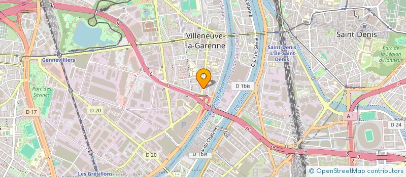 localisation de l'entreprise SHANTHOZ ENTREPRISE  VILLENEUVE-LA-GARENNE