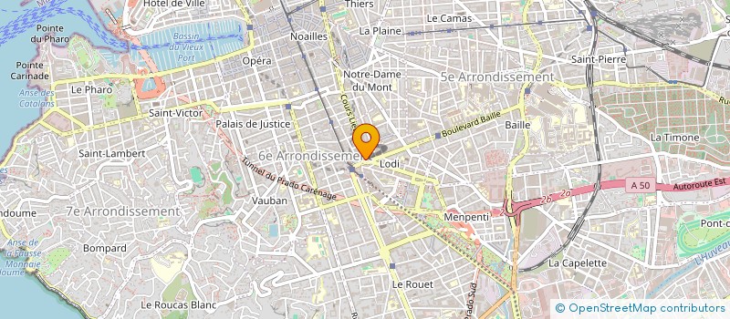 localisation de l'entreprise SHANTI à MARSEILLE
