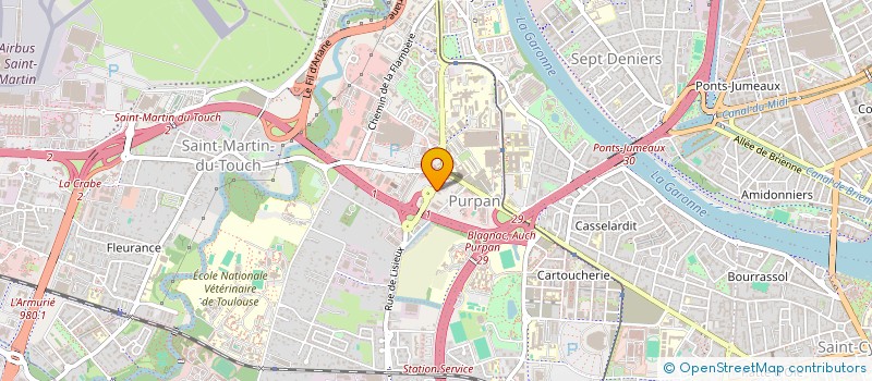 localisation de l'entreprise SHANTI  TOULOUSE