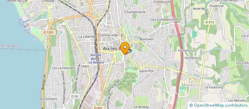 localisation de l'entreprise SHANTI  AIX-LES-BAINS