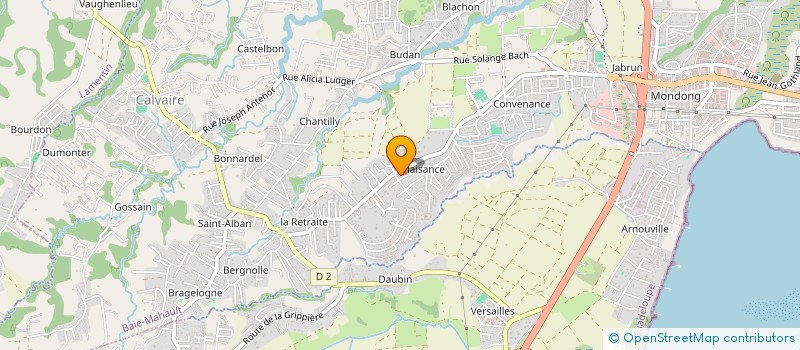 localisation de l'entreprise SHANTI IMPORT  BAIE-MAHAULT