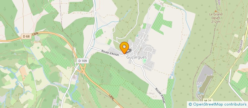 localisation de l'entreprise SHANTISOWA  GUZARGUES