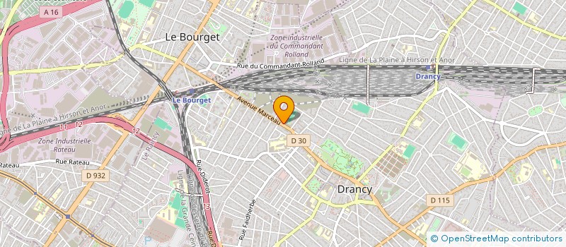 localisation de l'entreprise SHANUJA à DRANCY