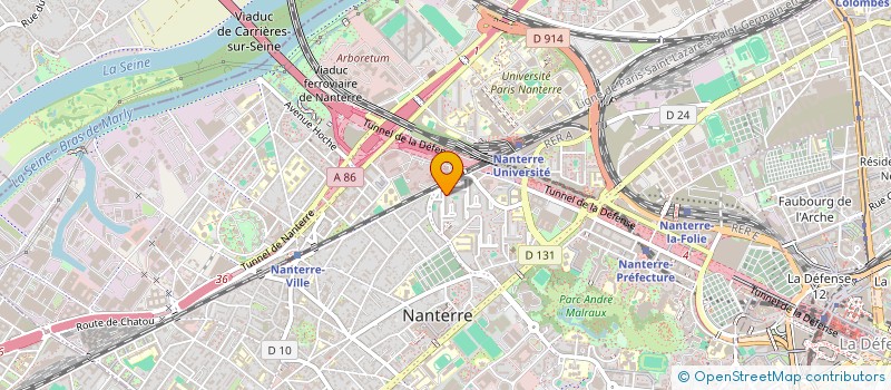 localisation de l'entreprise SHAO JIASI à NANTERRE