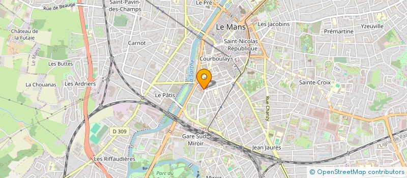 localisation de l'entreprise SHAOLIN GUAN LE MANS  LE MANS