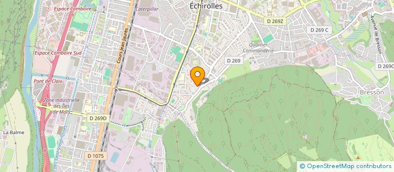 localisation de l'entreprise SHAOLIN SHADOW  ECHIROLLES