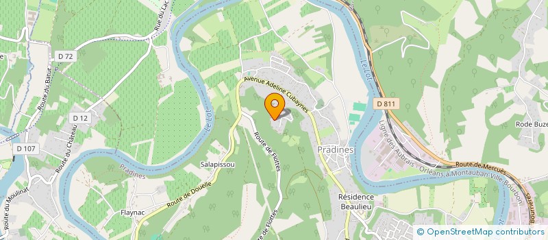 localisation de l'entreprise SHAONA  PRADINES