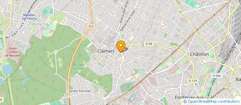localisation de l'entreprise SHAP BIS à CLAMART
