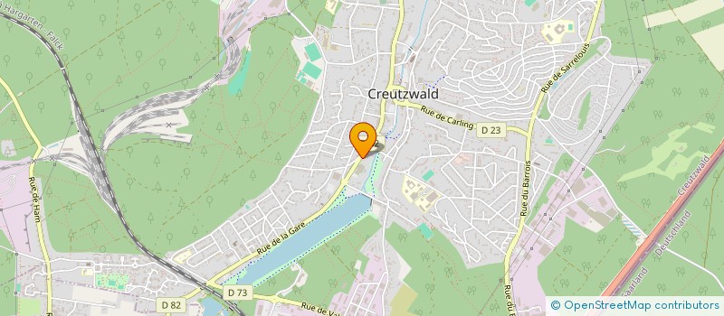 localisation de l'entreprise SHAPE'N'NUTRITION  CREUTZWALD