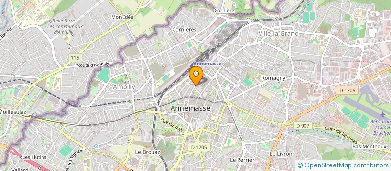 localisation de l'entreprise SHAPE UP à ANNEMASSE