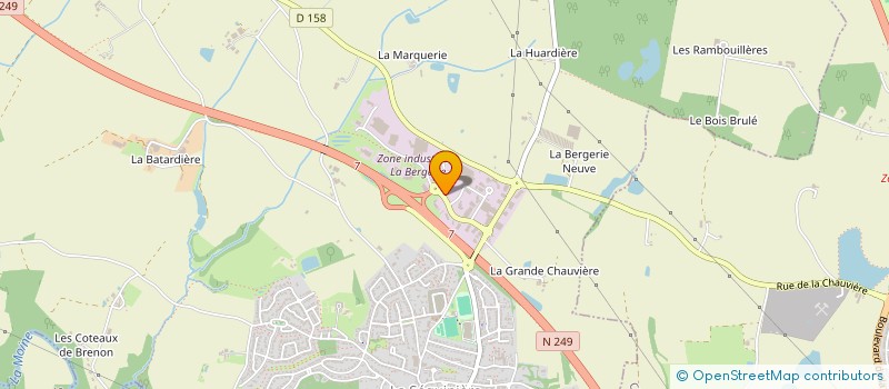 localisation de l'entreprise SHAPERS' FRANCE à LA SEGUINIERE