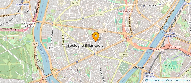 localisation de l'entreprise SHAPERTEK à BOULOGNE-BILLANCOURT