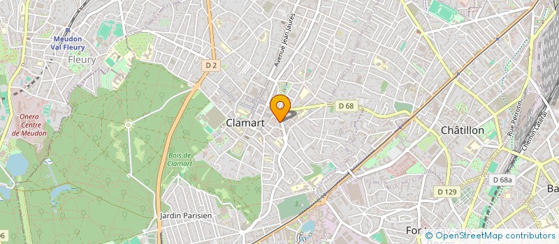 localisation de l'entreprise SHAPEX à CLAMART