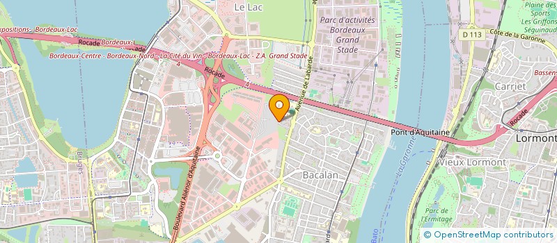 localisation de l'entreprise SHAPING à BORDEAUX