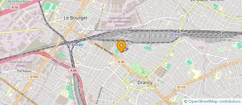 localisation de l'entreprise SHAPJI à DRANCY