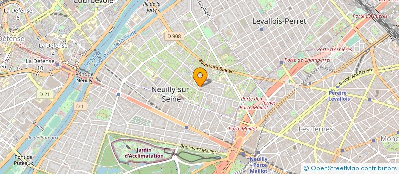 localisation de l'entreprise SHAR à NEUILLY-SUR-SEINE