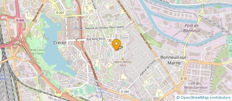 localisation de l'entreprise SHARA à CRETEIL