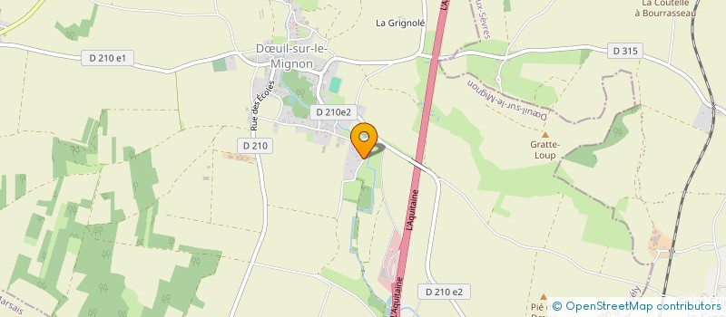 localisation de l'entreprise SHARAD 17  DUIL-SUR-LE-MIGNON