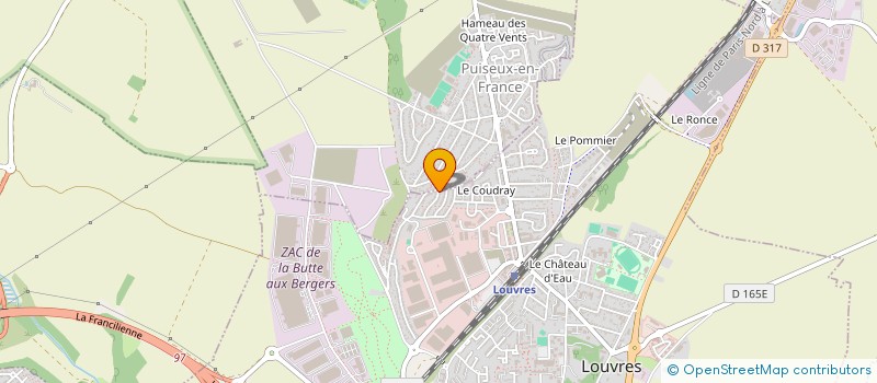 localisation de l'entreprise SHARAN  LOUVRES