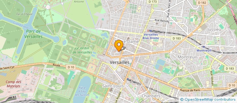 localisation de l'entreprise SHARD à VERSAILLES
