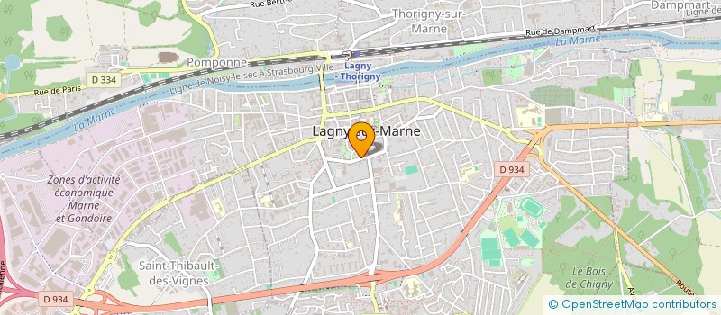 localisation de l'entreprise SHARE  LAGNY-SUR-MARNE