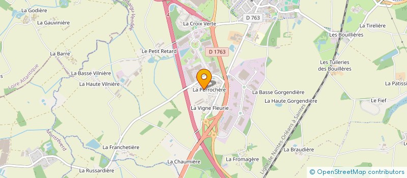 localisation de l'entreprise SHARE'LOC à MONTAIGU-VENDEE