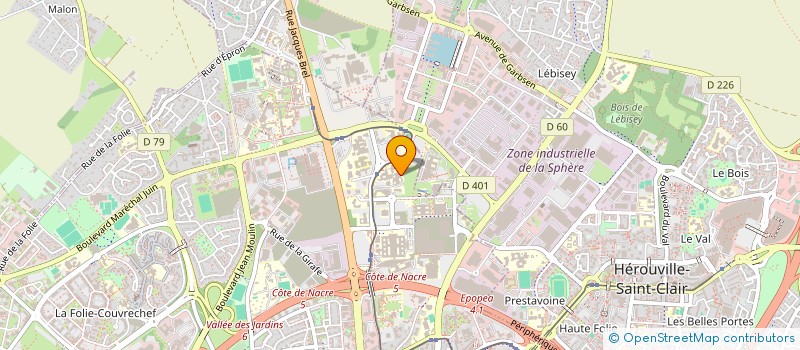 localisation de l'entreprise SHAREBOOKS S.A à CAEN