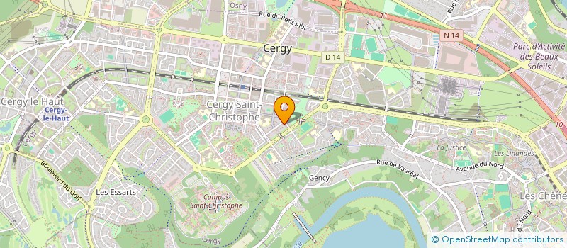 localisation de l'entreprise SHARED SERVICES NETWORK  CERGY