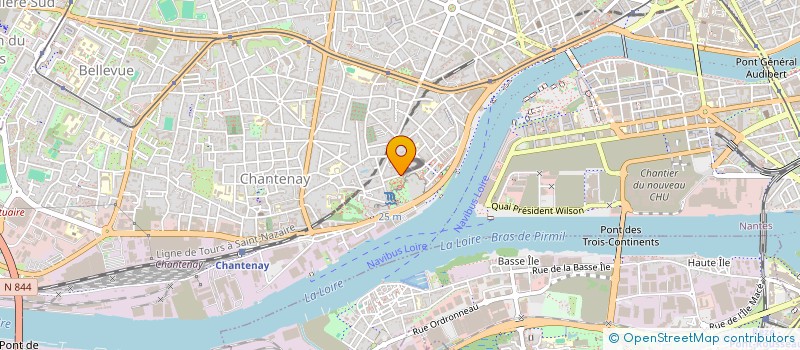 localisation de l'entreprise SHARED WOOD SARL à NANTES