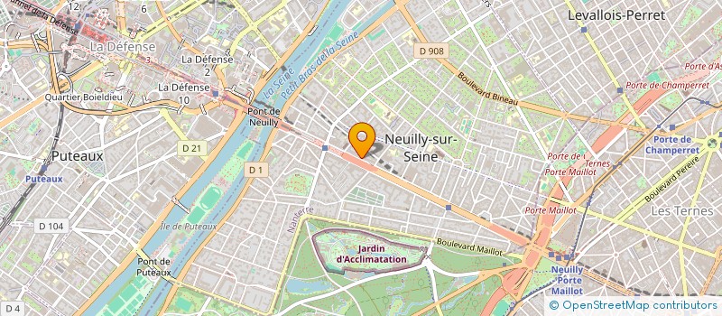 localisation de l'entreprise SHARELOCK à NEUILLY-SUR-SEINE