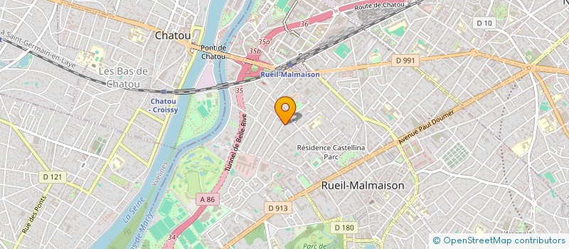 localisation de l'entreprise SHARETEAL à RUEIL-MALMAISON