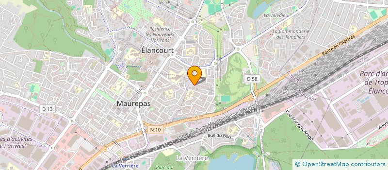 localisation de l'entreprise SHARIEF  ELANCOURT