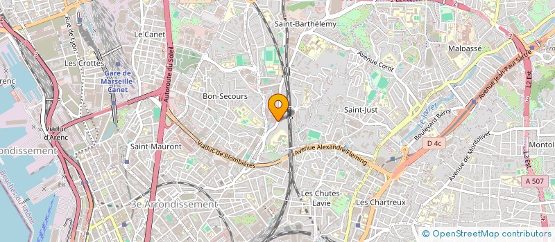 localisation de l'entreprise SHARINA CARRELAGES  MARSEILLE