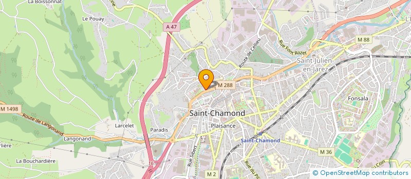 localisation de l'entreprise SHARING HOUSE  SAINT-CHAMOND