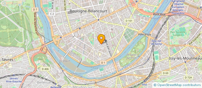 localisation de l'entreprise SHARINGGROUP à BOULOGNE-BILLANCOURT