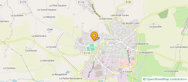 localisation de l'entreprise SHARK FILING  VILLAINES-LA-JUHEL