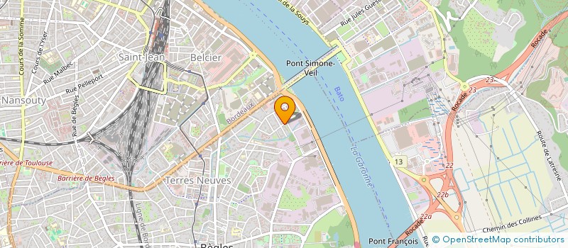 localisation de l'entreprise SHARKLUB à BEGLES