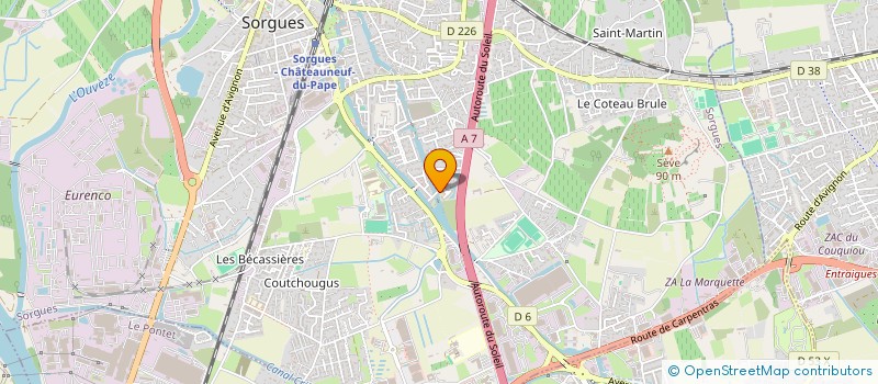 localisation de l'entreprise SHARKMAZON à SORGUES
