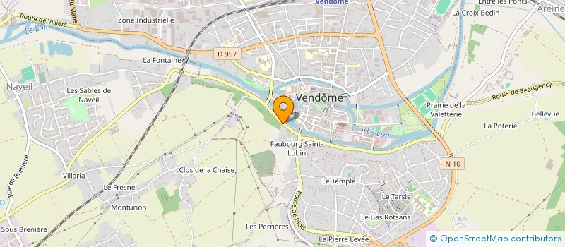 localisation de l'entreprise SHARL à VENDOME
