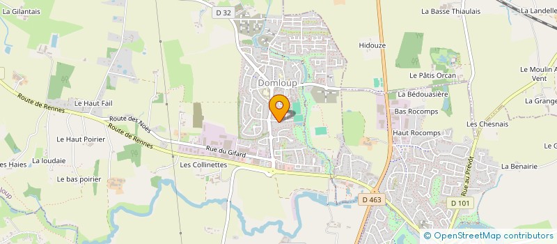 localisation de l'entreprise SHARLY CHESS  DOMLOUP